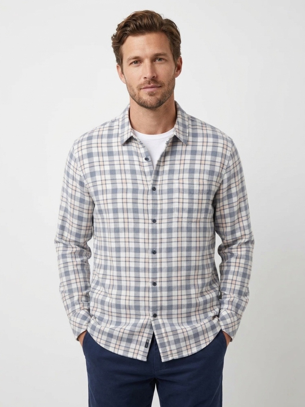 Rails NWOT 100% Cotton Wyatt Plaid Button-Down Single Pocket Shirt Size XL